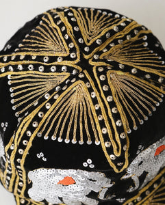 ELEPHANT SEQUIN CAPS BRONZE