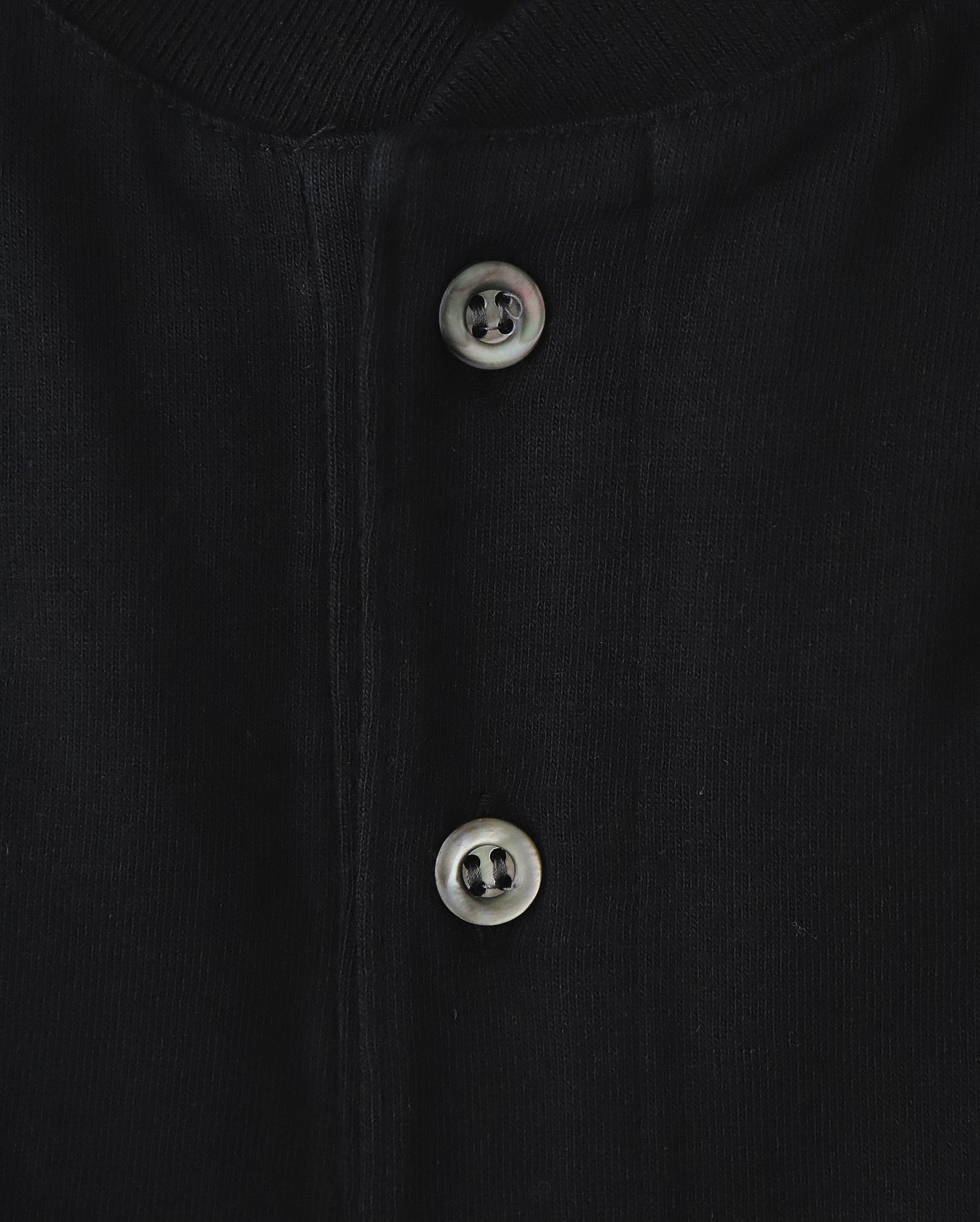CASHMERE BLEND L/S HENLEY NECK SHIRT