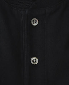 CASHMERE BLEND L/S HENLEY NECK SHIRT