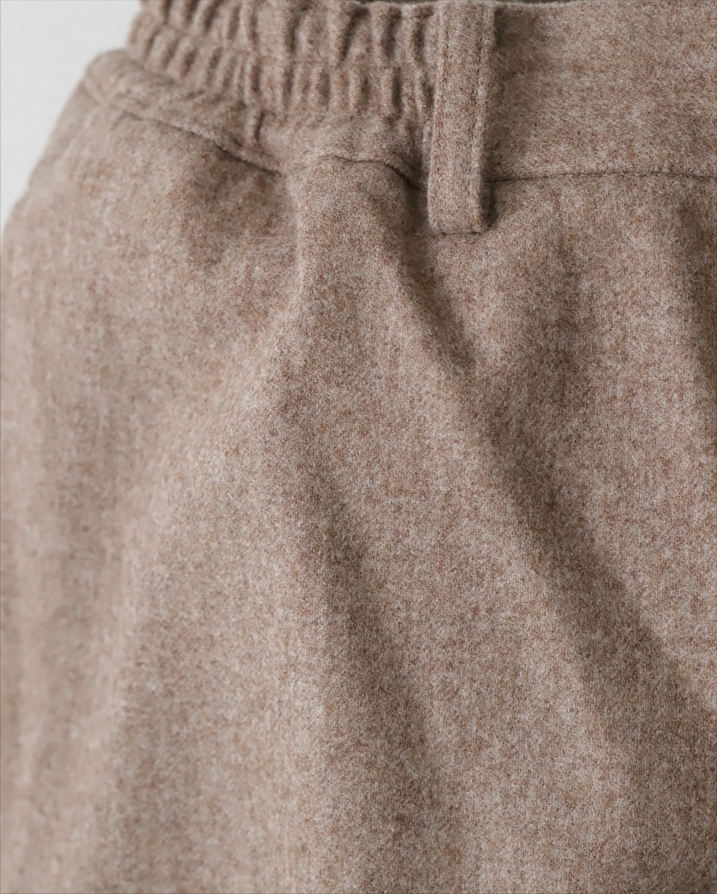 WOOL FLANNEL EASY PANTS