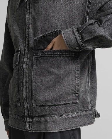 SELVAGE DENIM ZIP JACKET