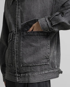 SELVAGE DENIM ZIP JACKET