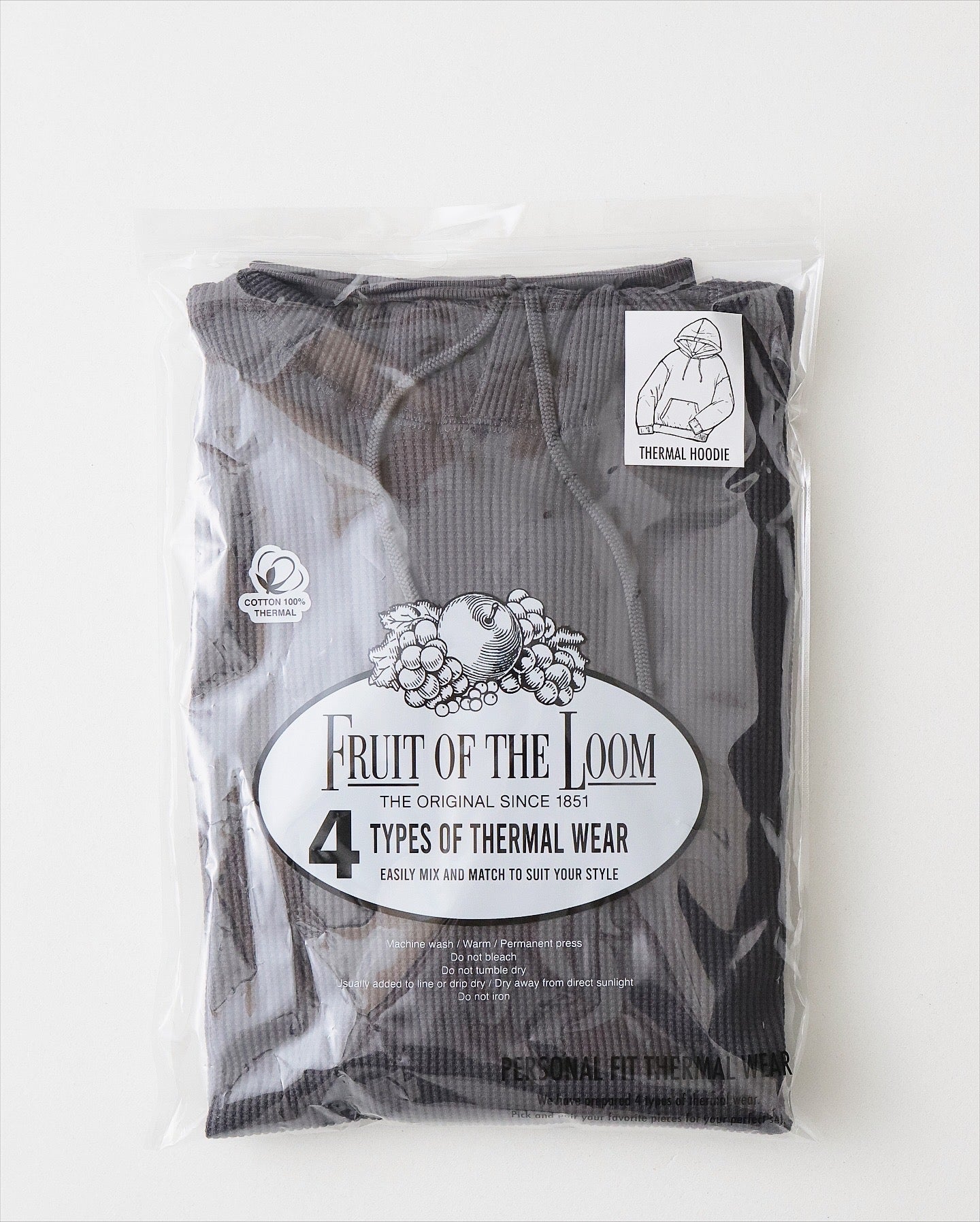 THERMAL HOODIE｜Fruit of the Loom × 金子恵治