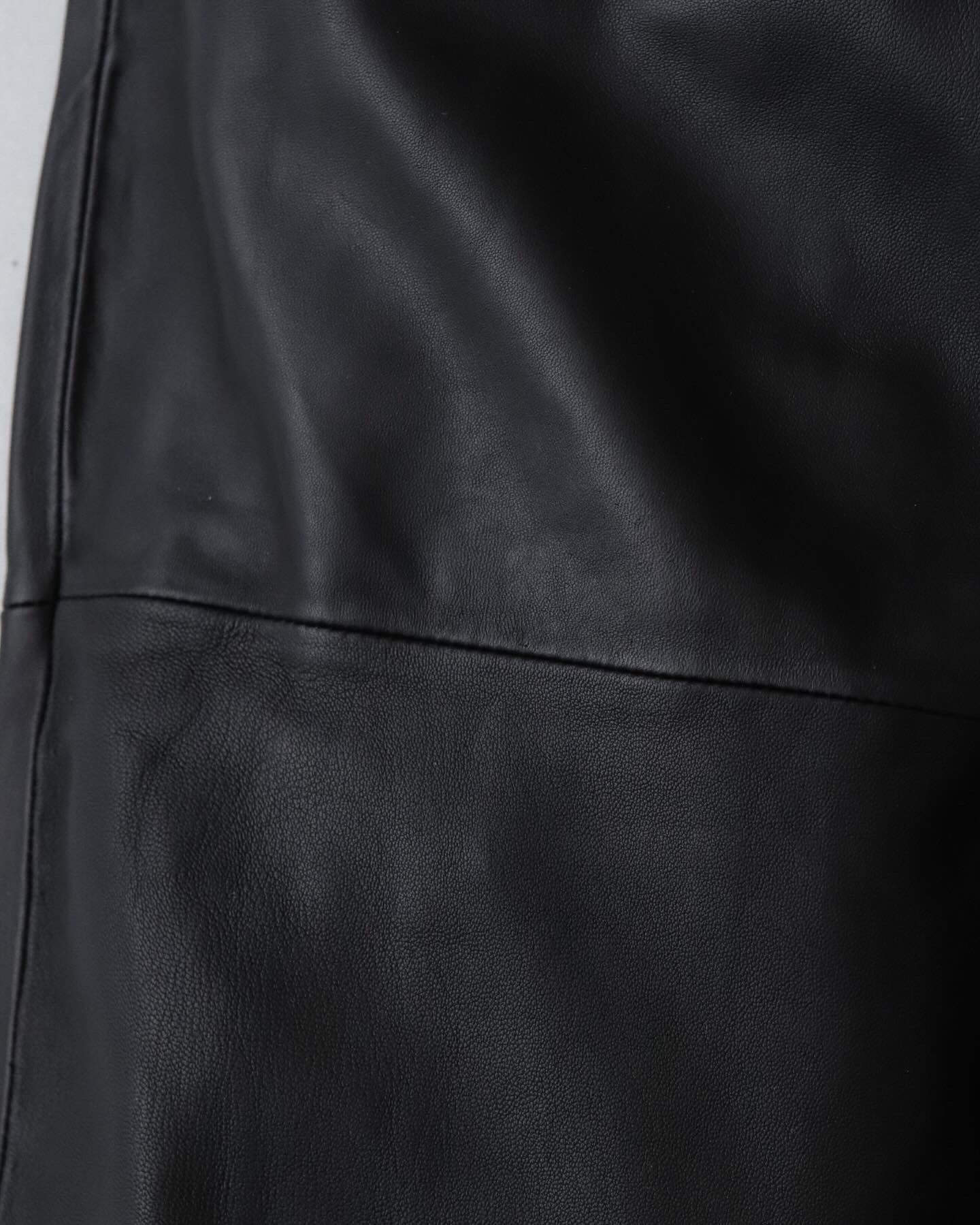 SHEEP LEATHER TRACK PANTS