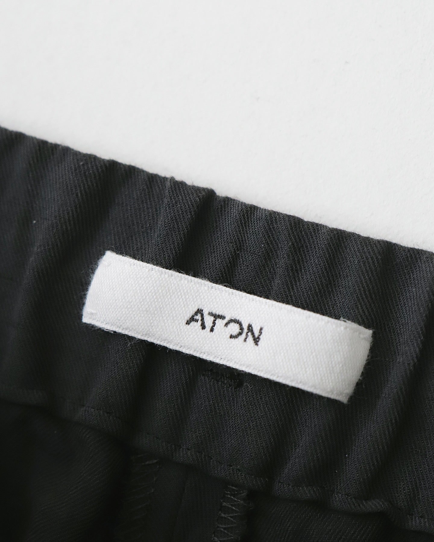 COTTON LINEN VOILE TWO TUCKED EASY PANTS