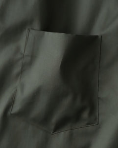 SILICON POPLIN OVERSIZED REGULAR COLLAR SHIRT