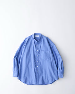 OXFORD OVERSIZED BAND COLLAR SHIRT