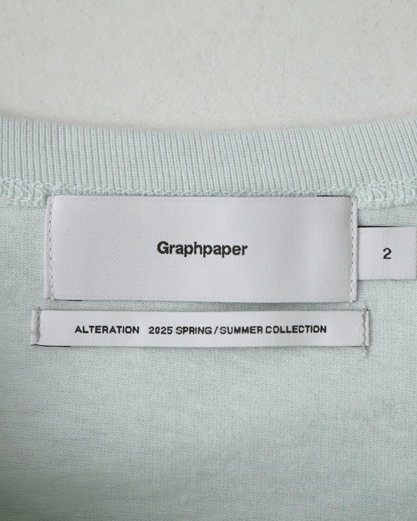 RECYCLED COTTON JERSEY L/S TEE