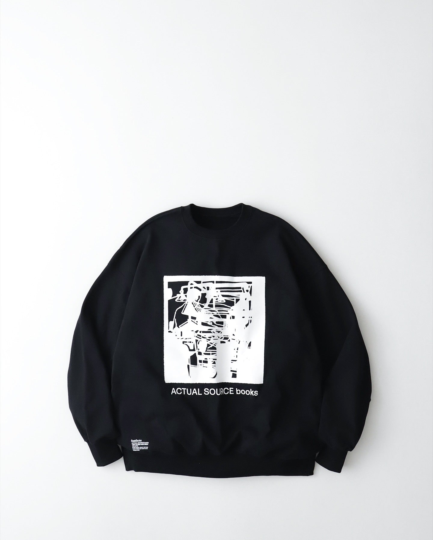AS×FS LIGHT OZ CREW NECK SWEAT  “LITHOGRAPH”
