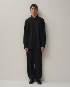 TWIST WOOL WASHER OVERSIZED SHIRT