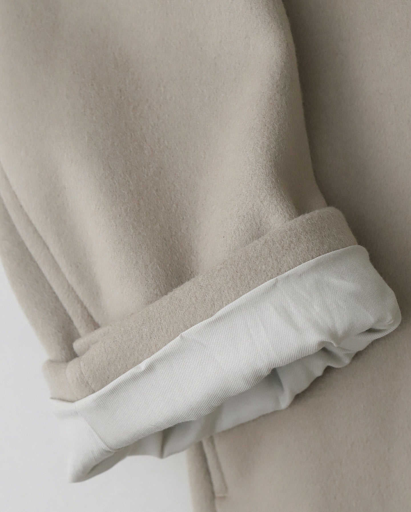 LIGHT MELTON OVERSIZED COAT