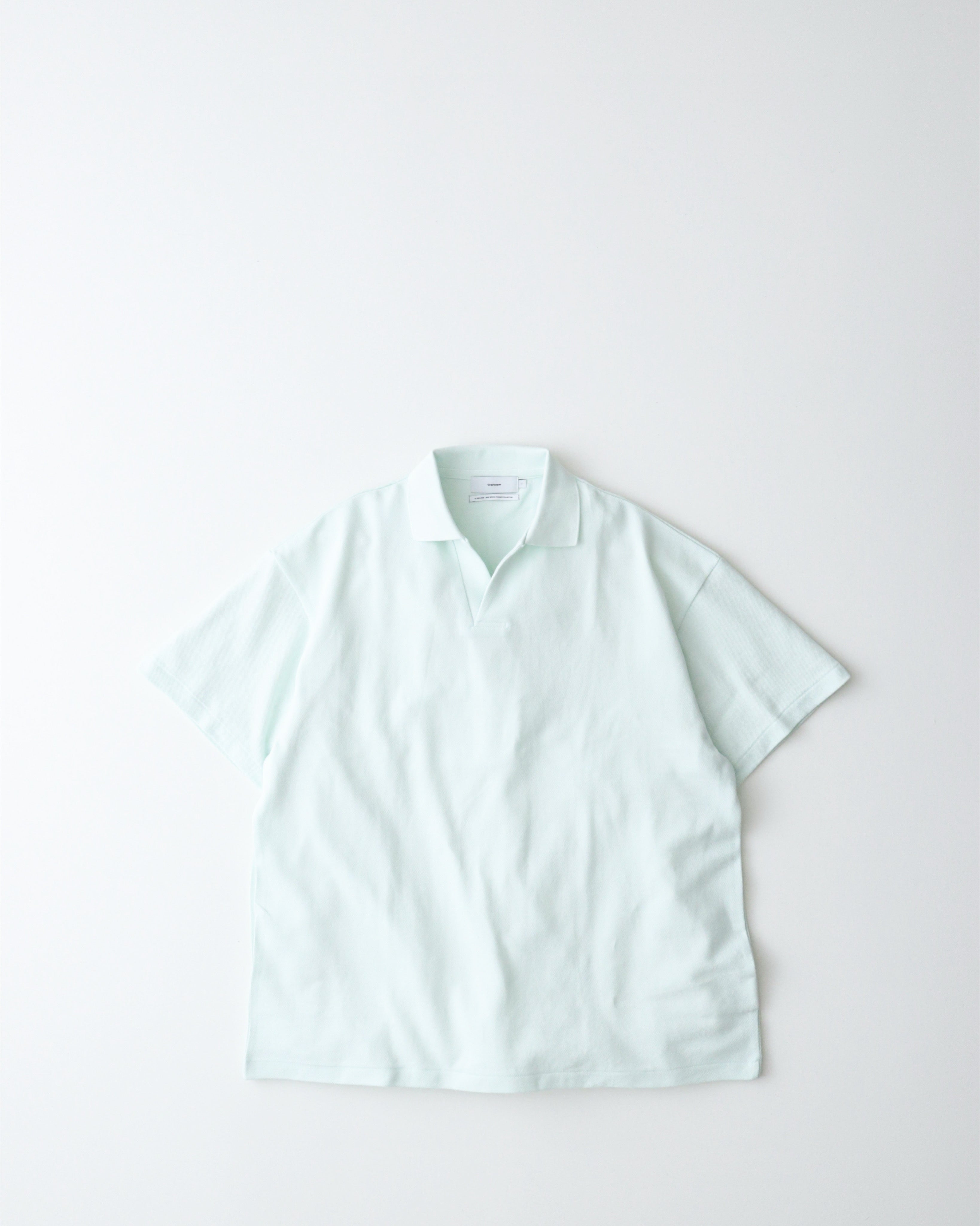 COTTON PIQUE JERSEY S/S SKIPPER POLO