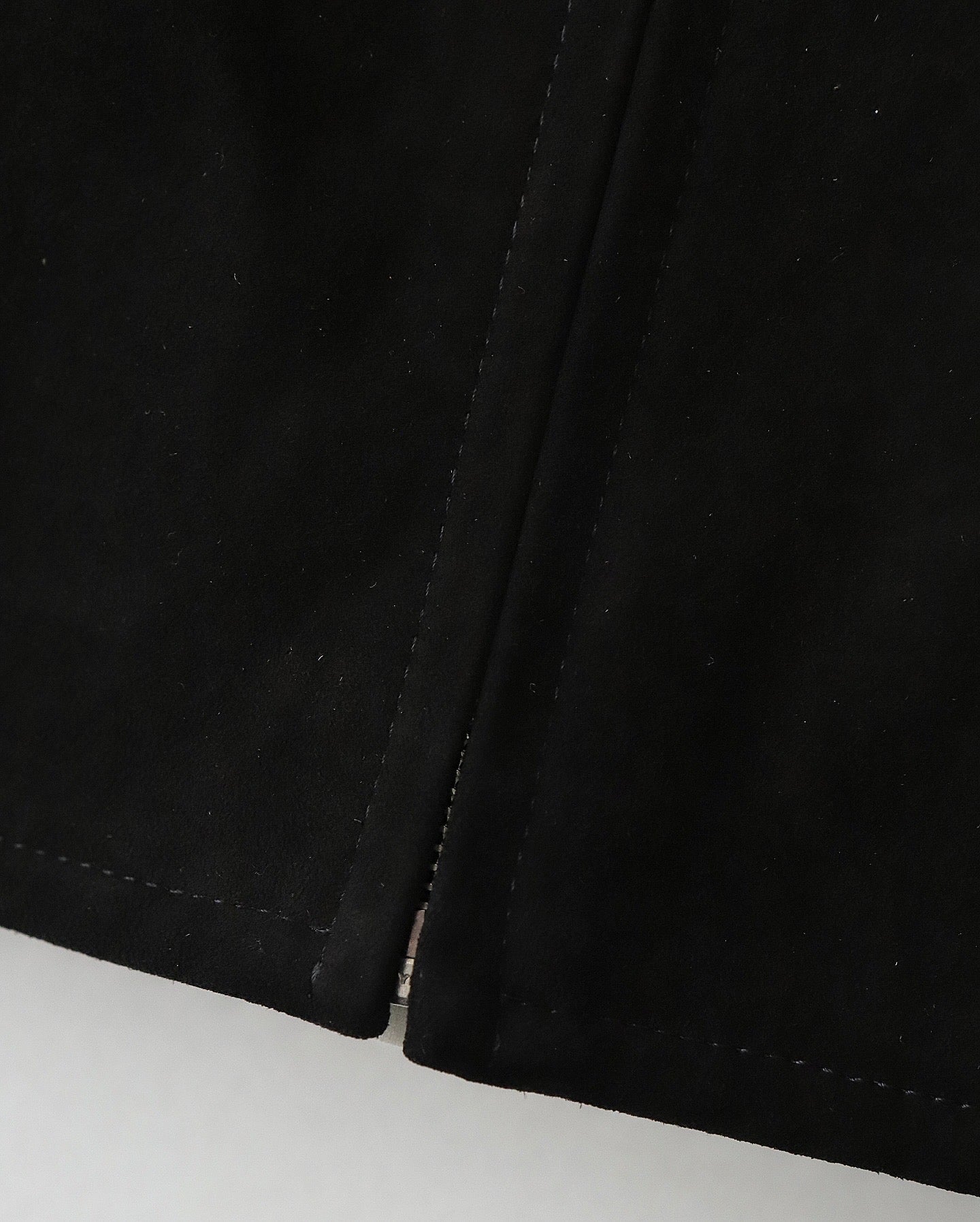 GOAT SUEDE ZIP UP BLOUSON