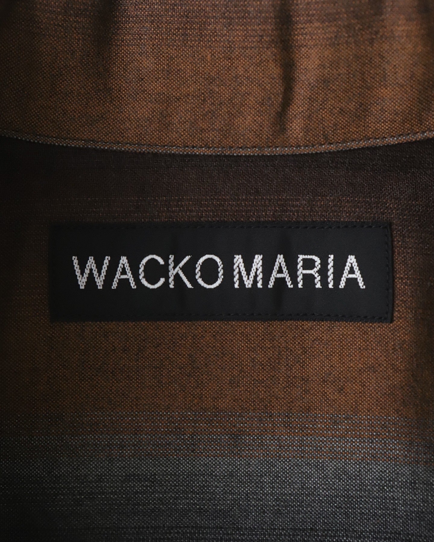 WACKO MARIA OMBRE STRIPE OPEN COLLAR SHIRT – NCNR ONLINE STORE