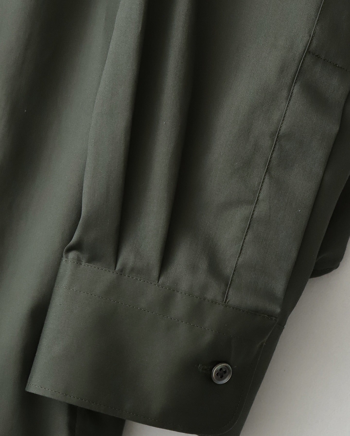 SILICON POPLIN OVERSIZED REGULAR COLLAR SHIRT