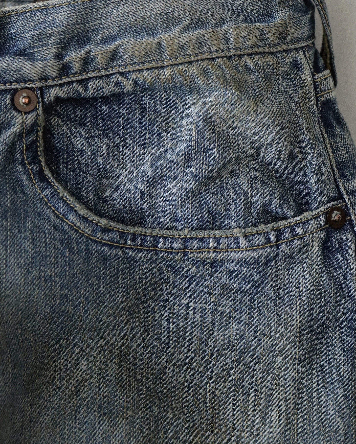 NO.37 WASHED WIDE DENIM PANTS