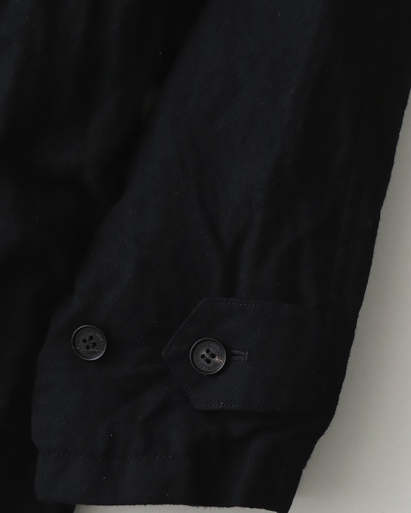 WOOL SERGE FULLING COAT