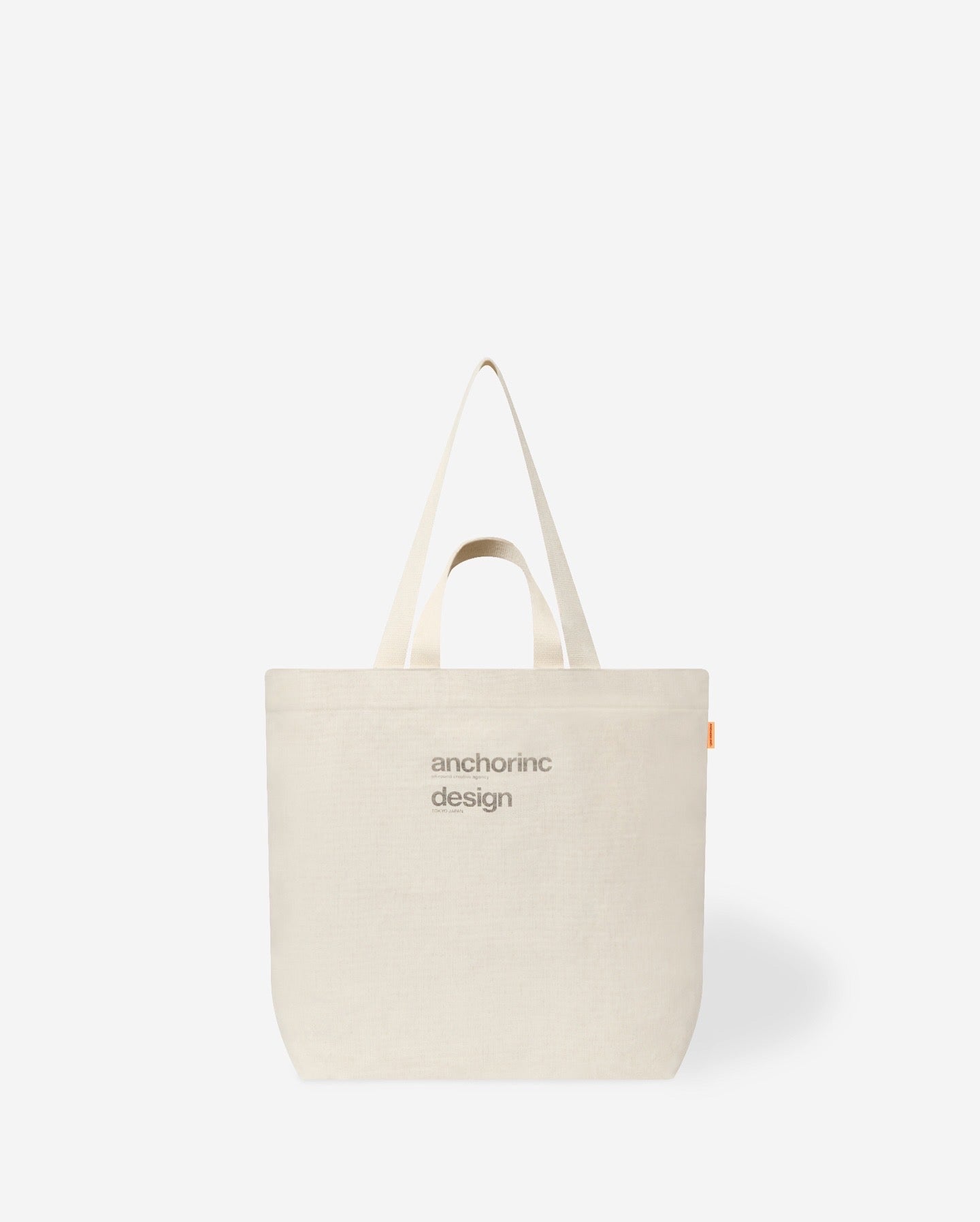 FABRIC LOGO 2 WAY CANVAS TOTE