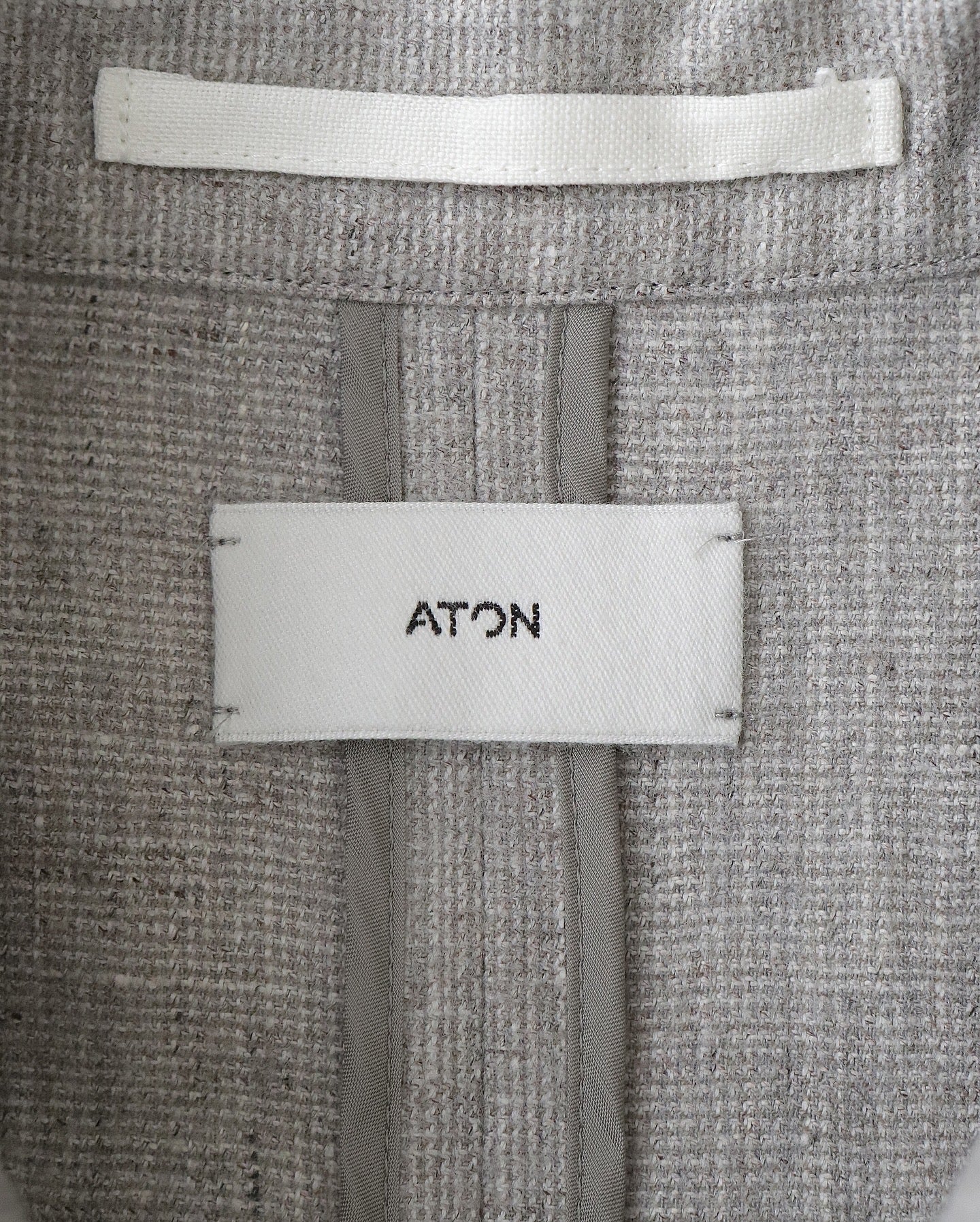 LINEN WOOL TWILL SHIRT JACKET