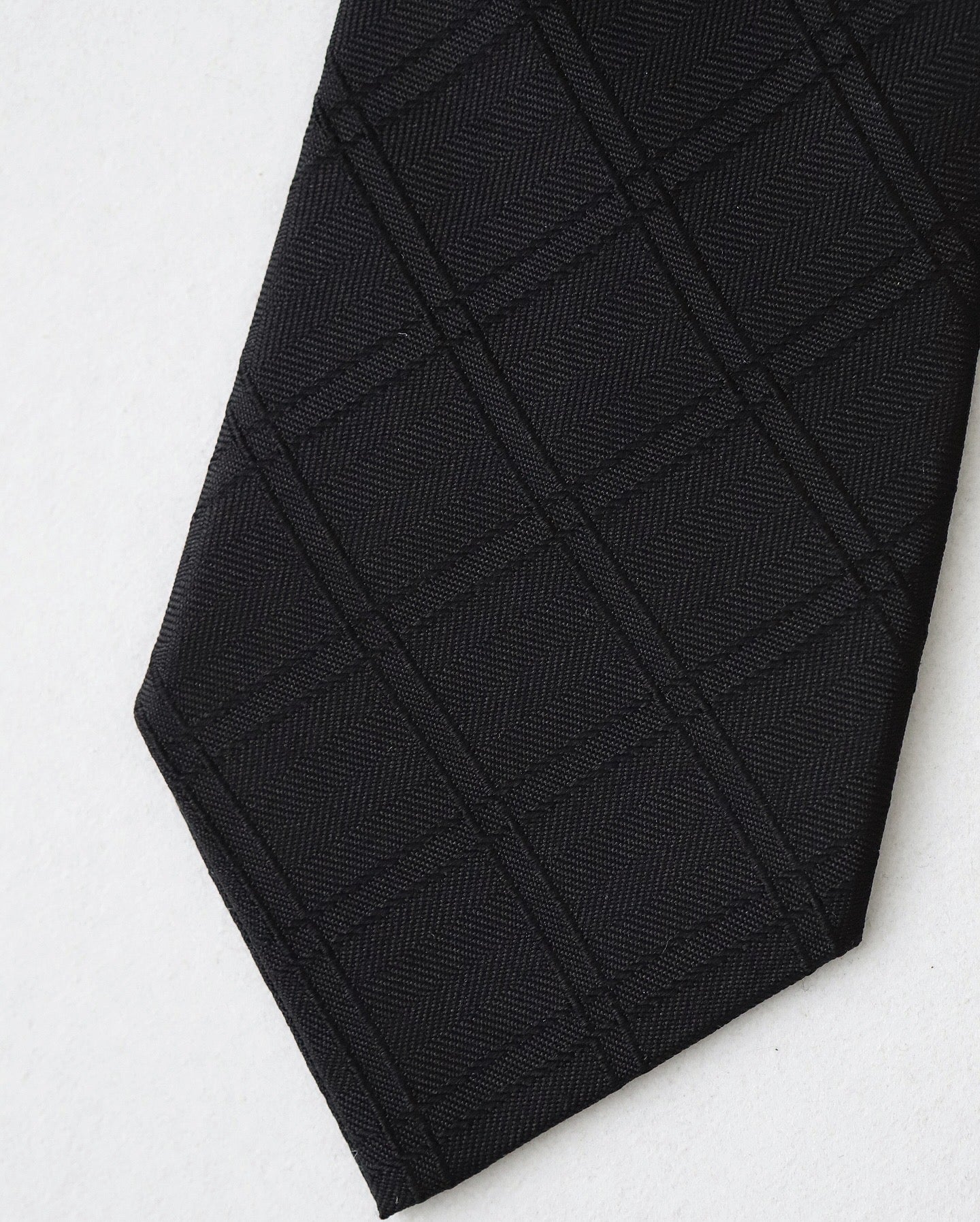 COMME des GARCONS HOMME DEUX NECKTIE｜BLACK PLAID – NCNR ONLINE STORE
