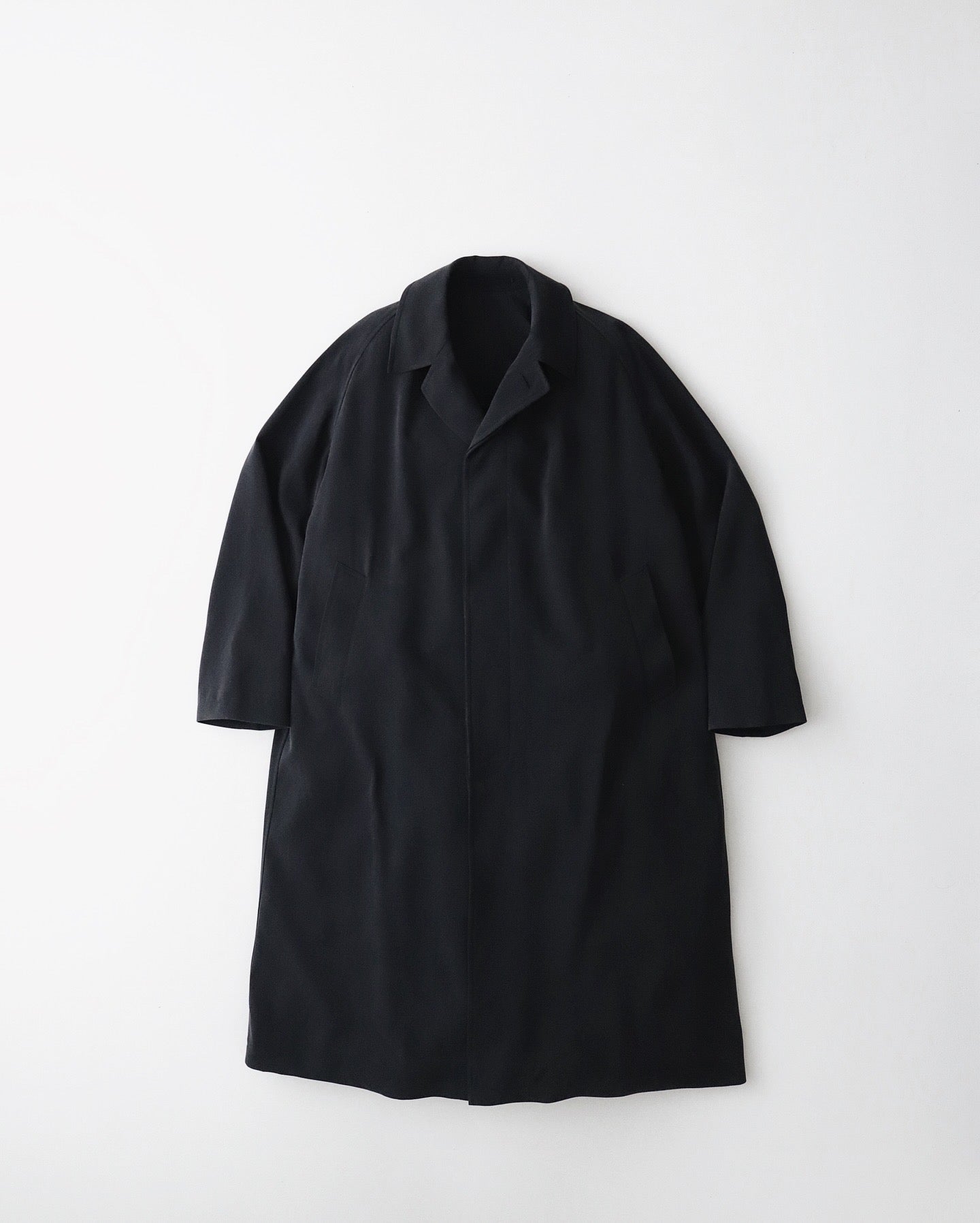 A.PRESSE MAXI LENGTH WASHED SILK BALMACAAN COAT – NCNR ONLINE STORE