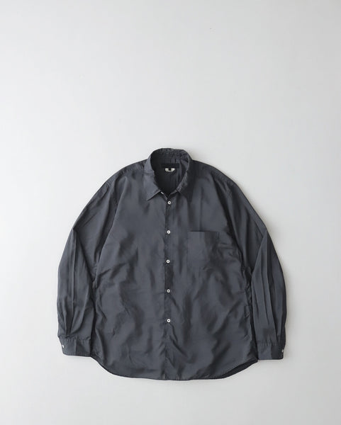 COMME des GARCONS HOMME DEUX POLYESTER BROAD LONG SLEEVE SHIRT