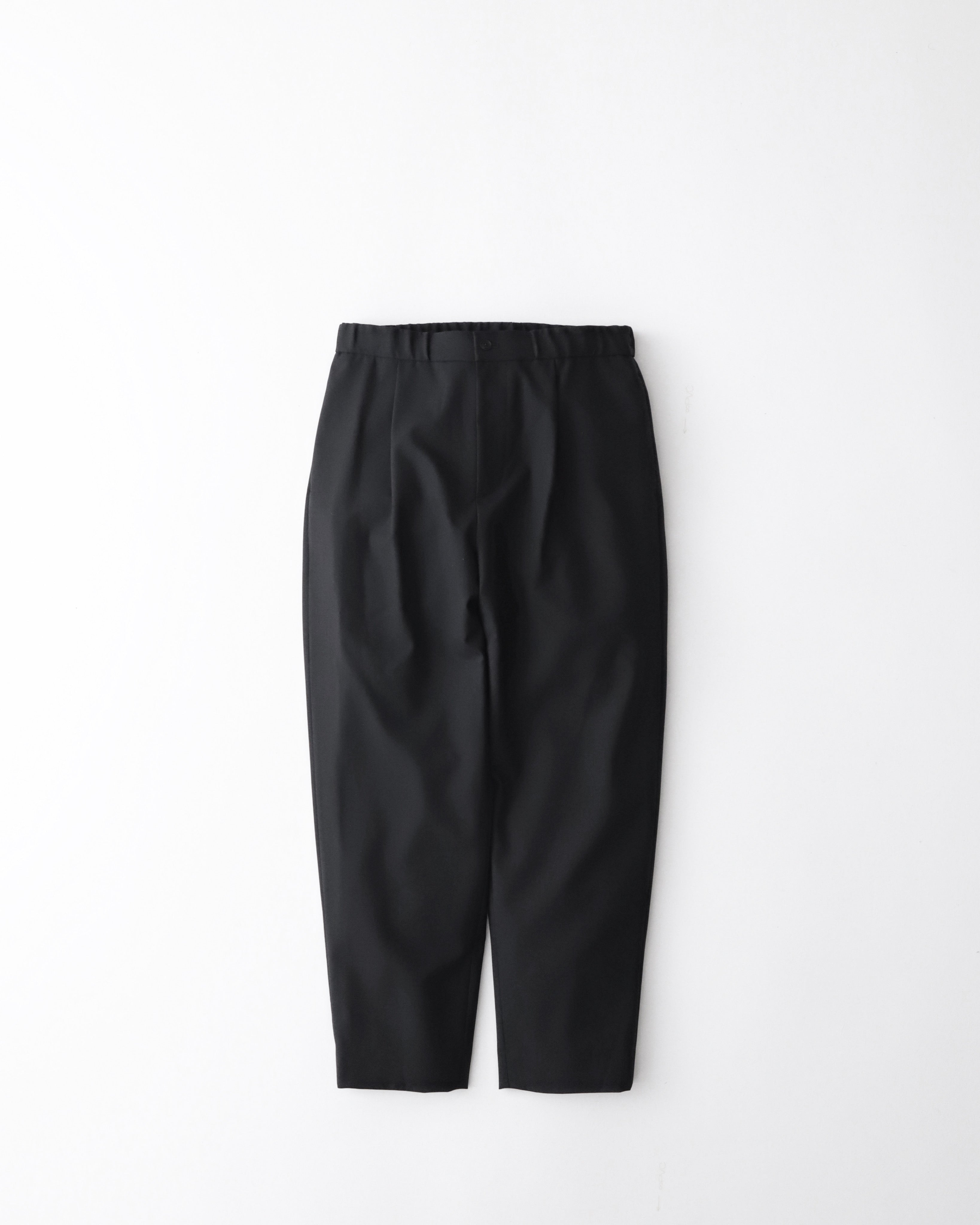 WOOL TROPICAL TAPERED EASY PANTS