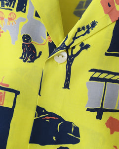 SOUVENIR SHIRT LOS ANGELES YELLOW