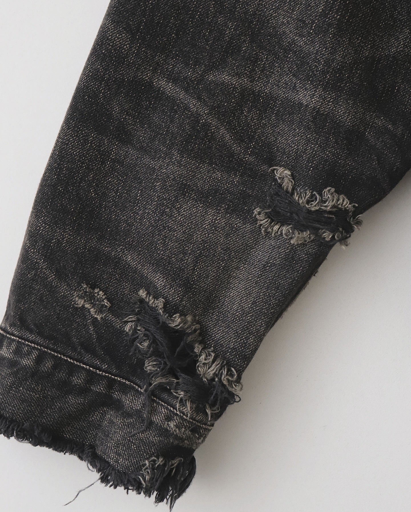 NEW MANUAL BLACK DENIM TRACKER JACKET