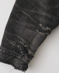 NEW MANUAL BLACK DENIM TRACKER JACKET