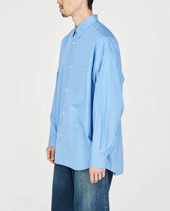 HIGH COUNT REGULAR COLLAR ROUND CUT OVERSIZED  SHIRT