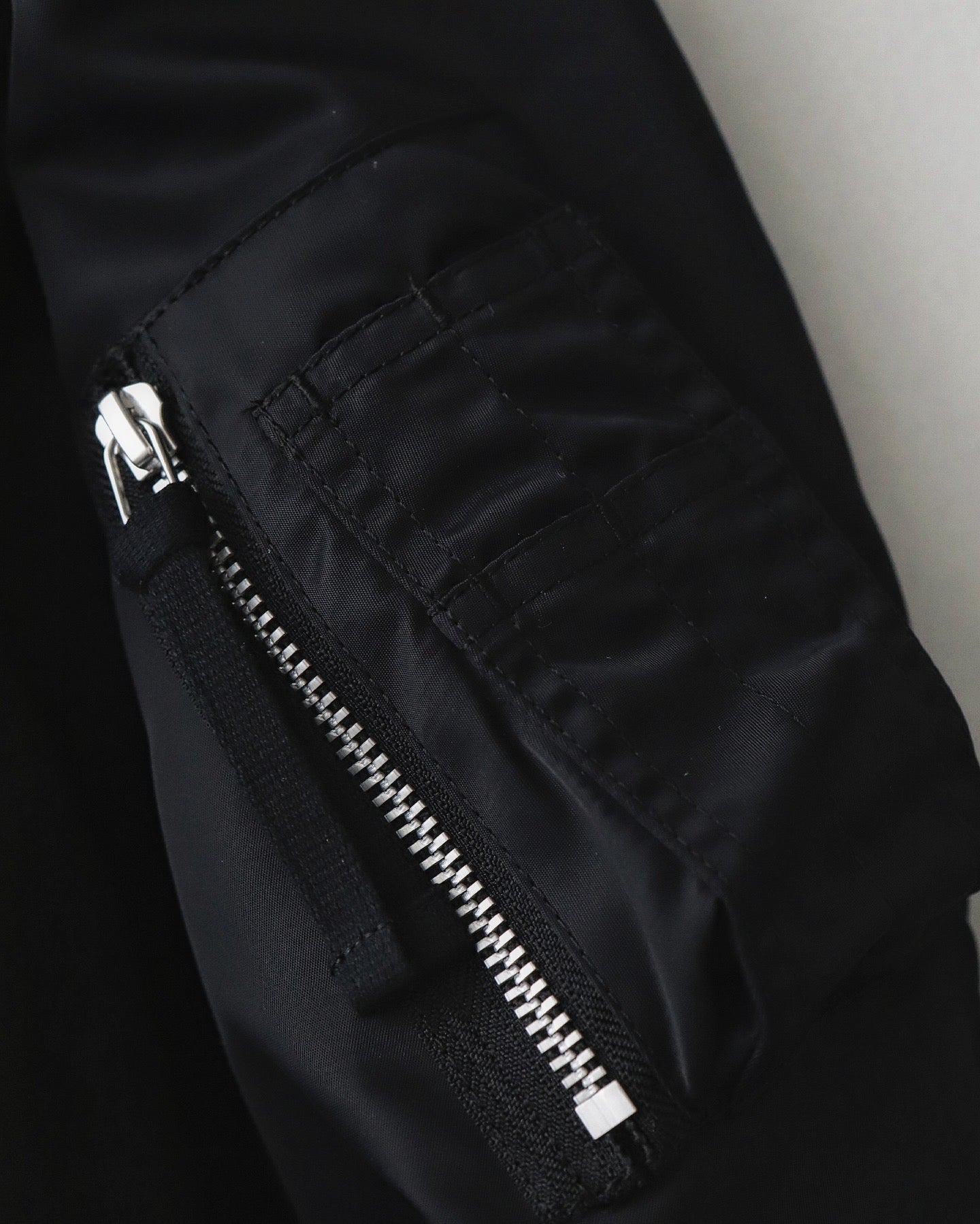 POLYESTER WOOL RIPSTOP BLOUSON