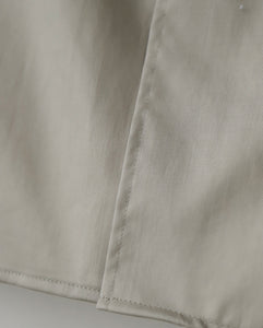 SILICON POPLIN OVERSIZED REGULAR COLLAR SHIRT