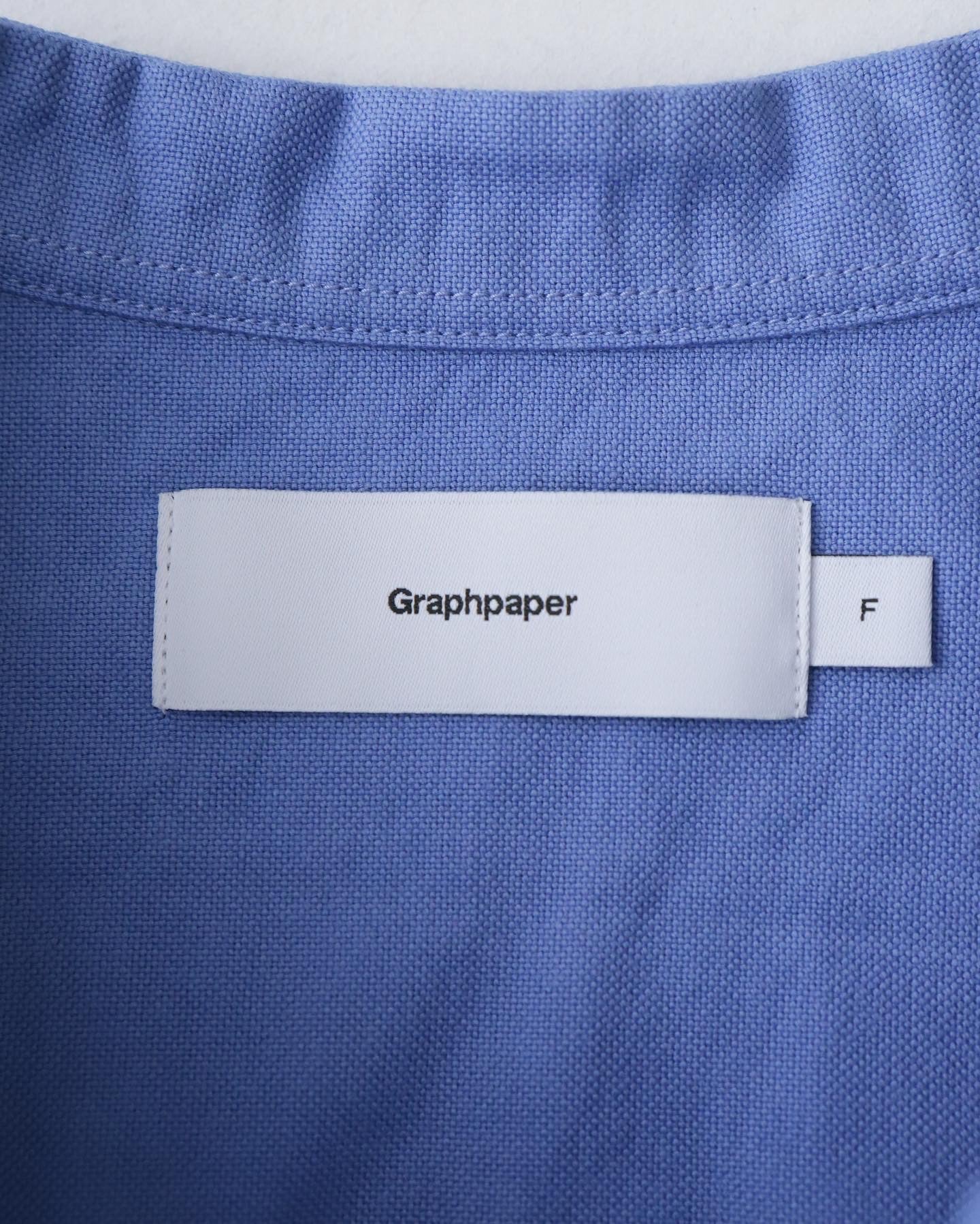 Graphpaper OXFORD OVERSIZED S/S BAND COLLAR SHIRT – NCNR WEB STORE