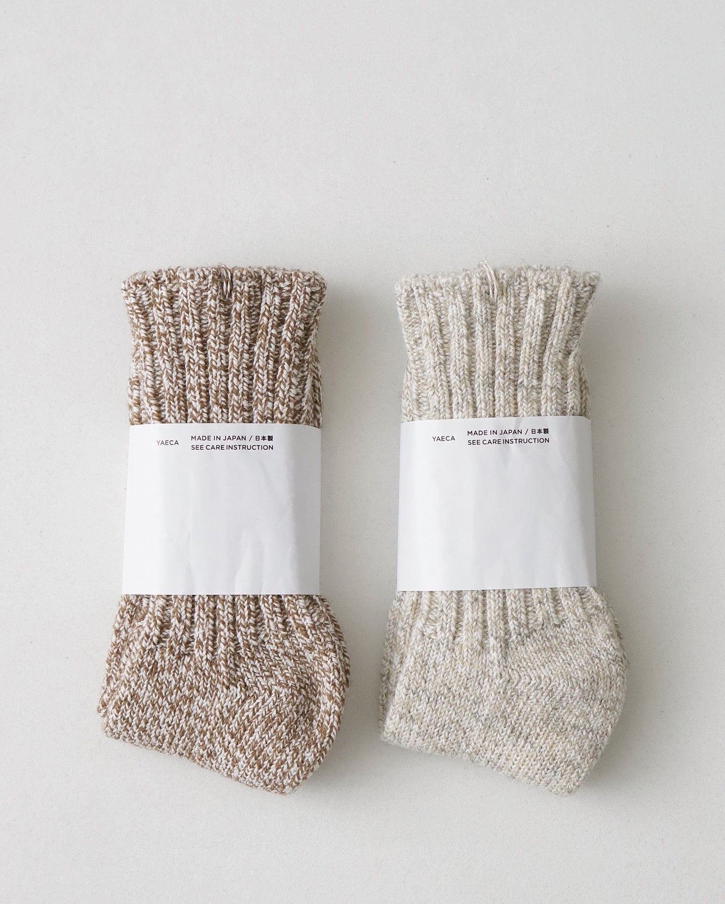 COTTON WOOL RIB SOCKS