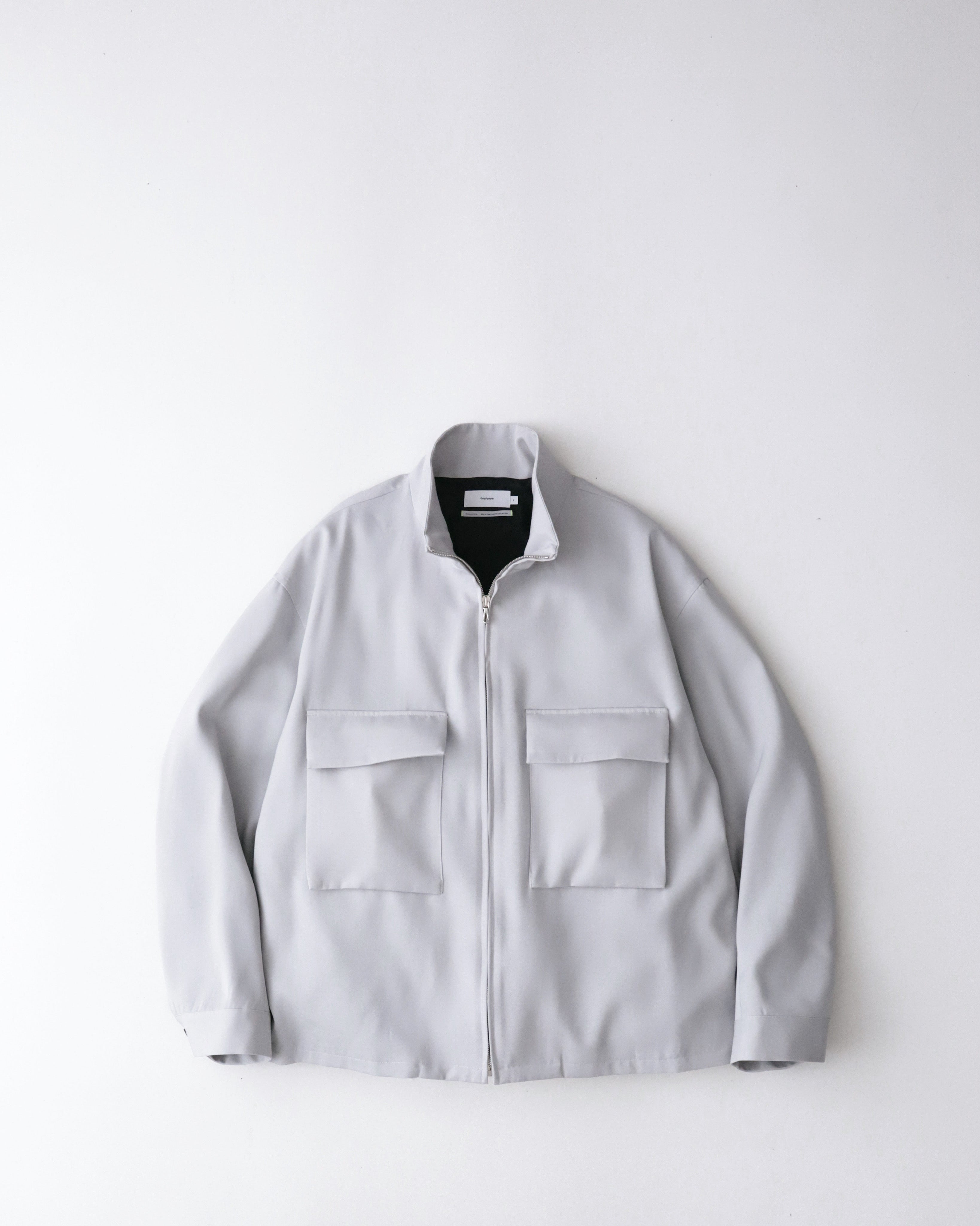 LIGHT DOESKIN STAND COLLAR JACKET