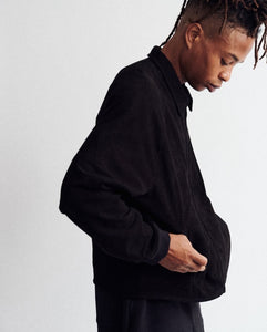 GOAT SUEDE ZIP UP BLOUSON