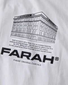 PRINTED GRAPHIC T-SHIRT "FARAH MFG.CO."