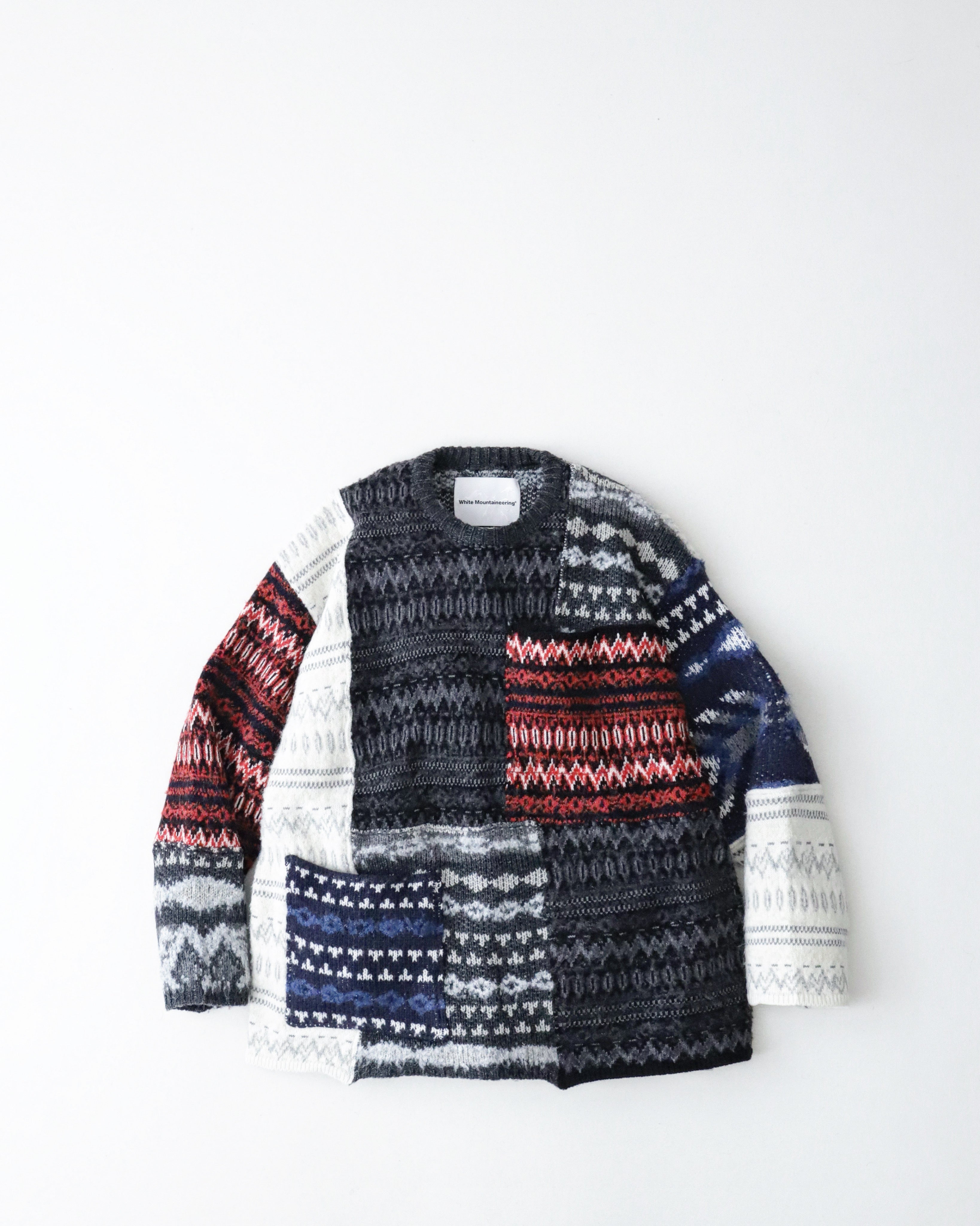 PATCHWORK PULLOVER KNIT