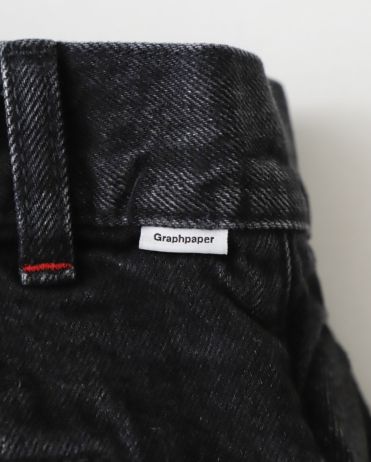 SELVAGE DENIM TWO TUCK PANTS