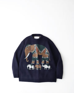 ELEPHANT PULLOVER KNIT