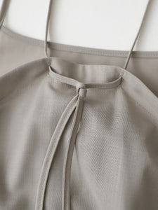 TECHNO WOOL TROPICAL SLIP DRESS（WOMEN）