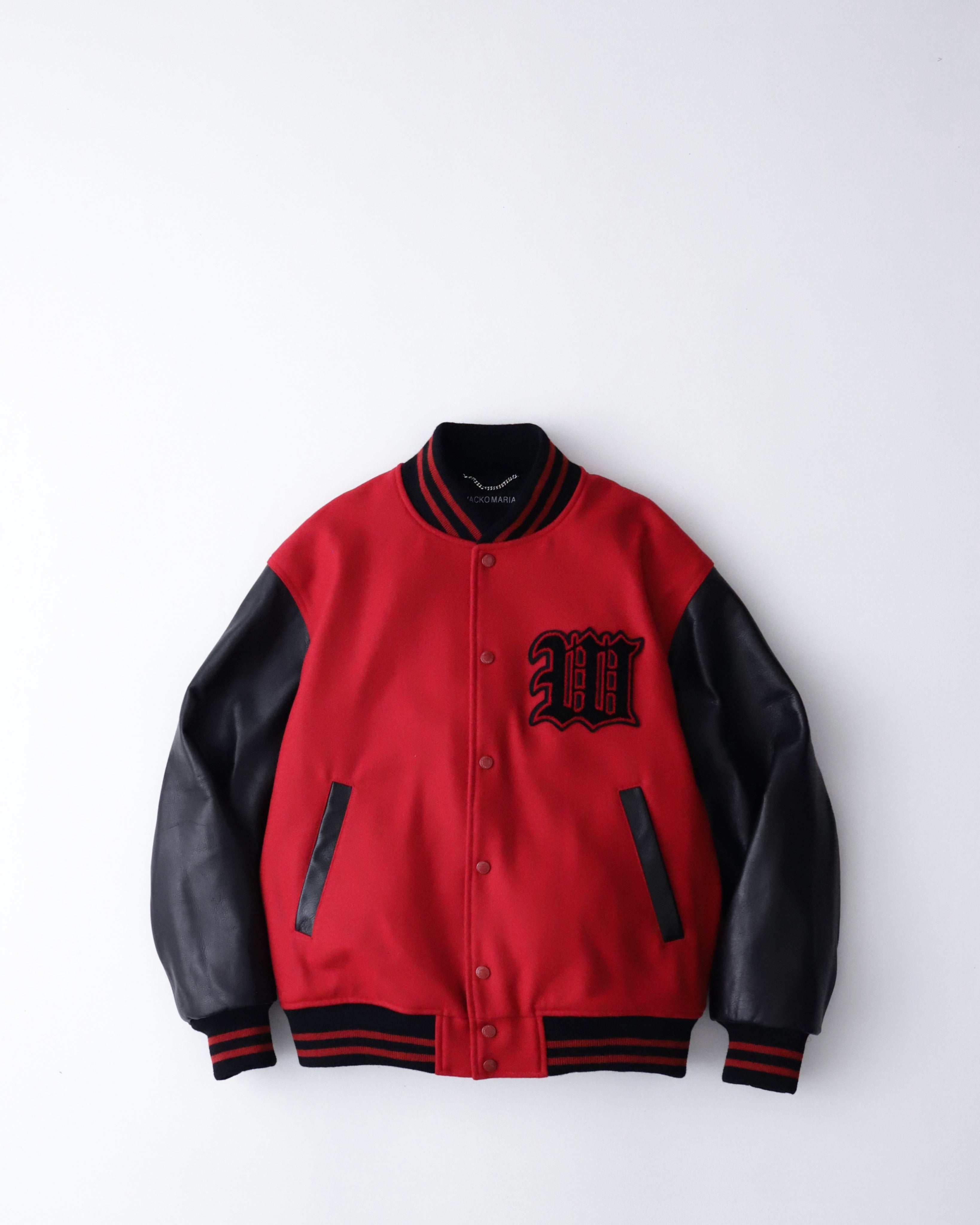 LEATHER VARSITY JACKET