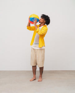 FARAH｜TWO-TUCK WIDE SHORTS / SOUVENIR CHECK