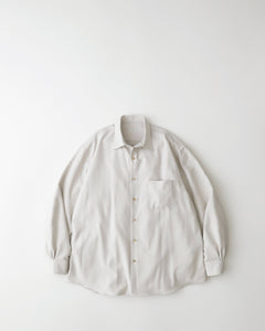 SILK COTTON OXFORD REGULAR COLLAR SHIRT