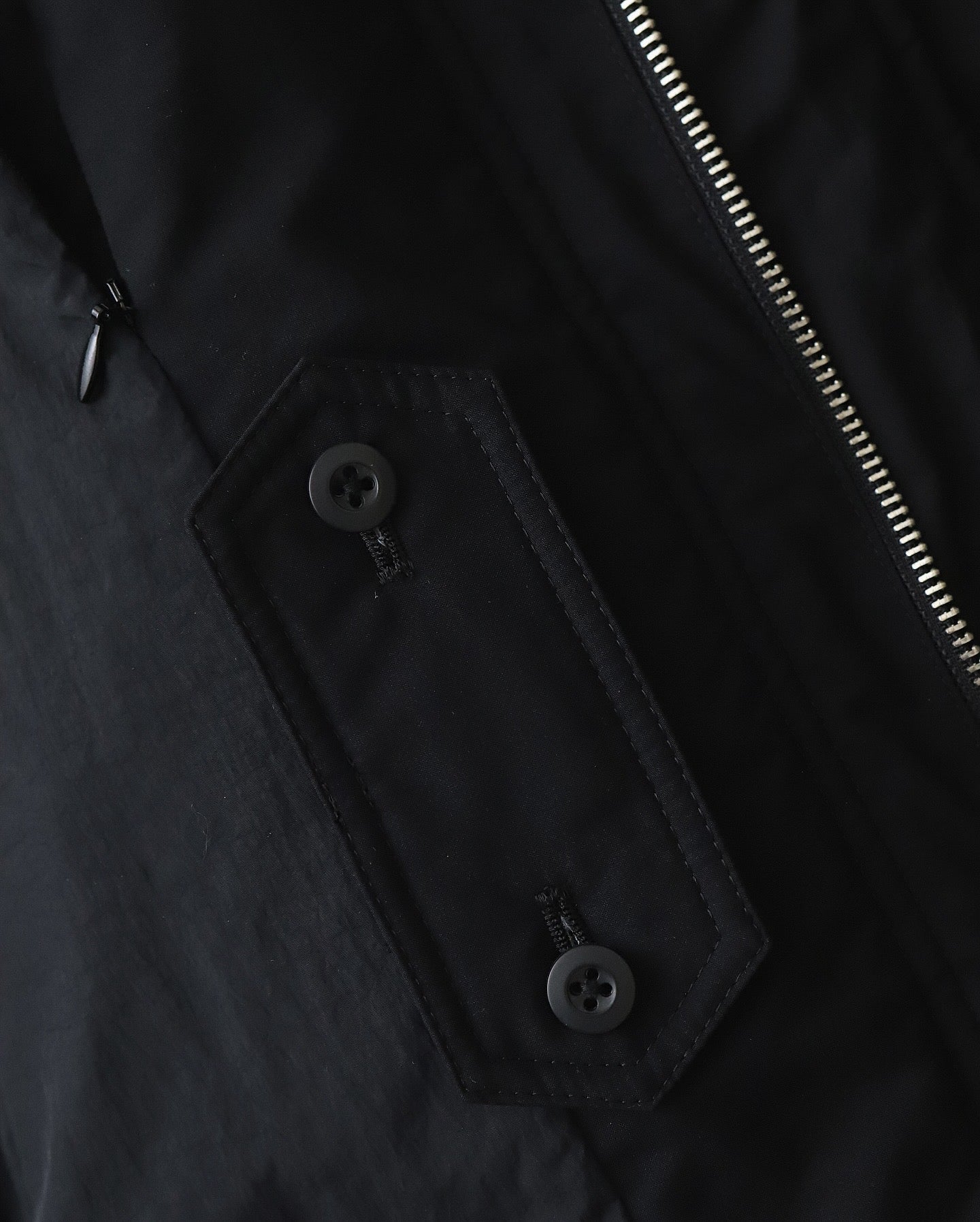 MAT AIRY NYLON WOOL PADDED HARRINGTON JACKET