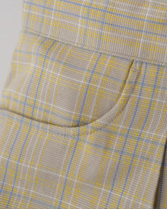 FARAH｜TWO-TUCK WIDE SHORTS / SOUVENIR CHECK
