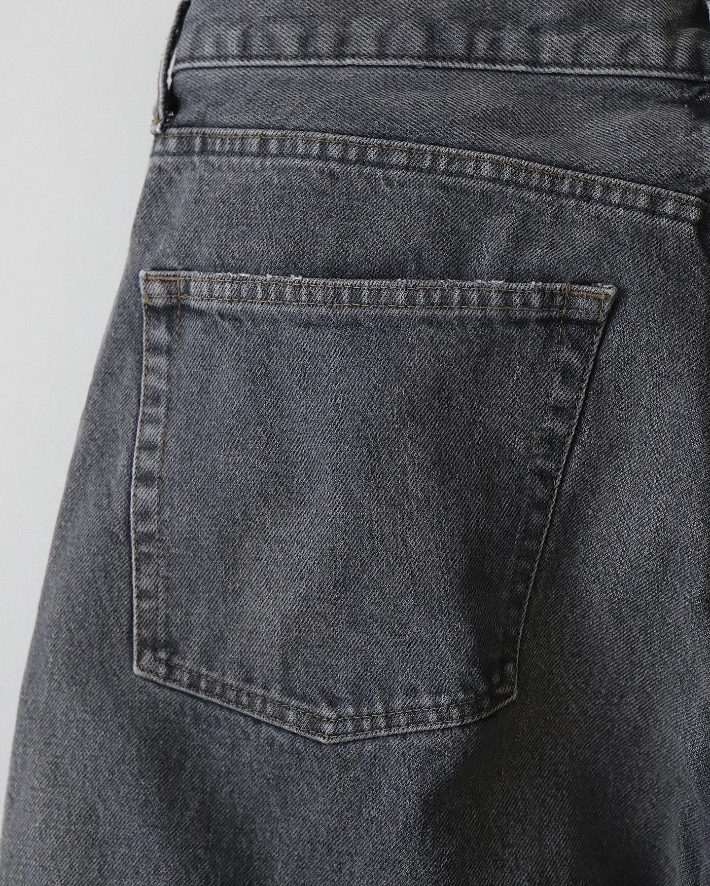 VINTAGE GRAY DENIM PANTS