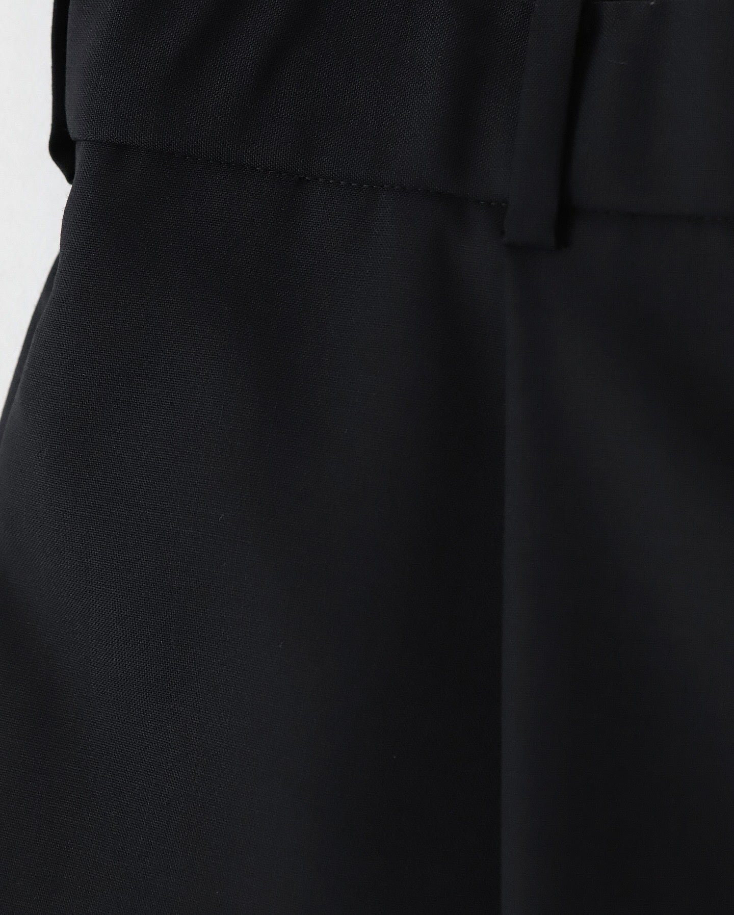 WOOL TROPICAL LOOSE FIT PANTS