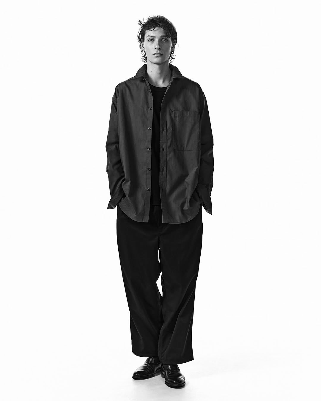 TECH REGULAR STRIPE SHIRT L/S